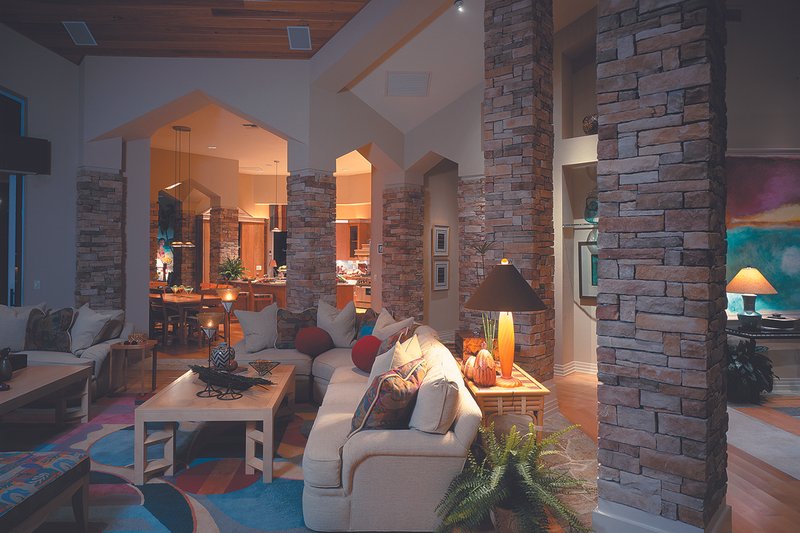 Dream House Plan - Living Room
