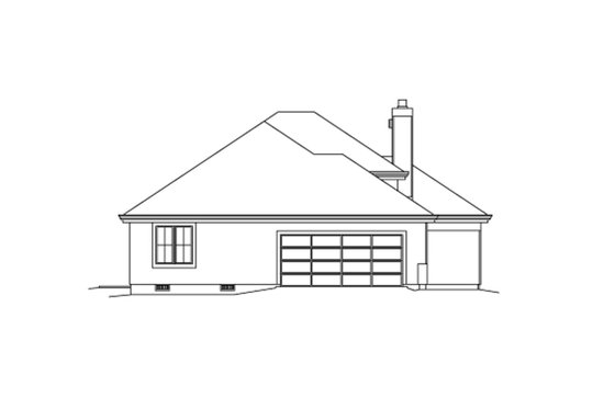 Exterior - Other Elevation for Mediterranean House Plan #57-678 - 3 bed, 2.5 bath