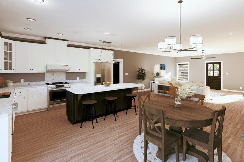 House Plan Design - Interior - Kitchen for Farmhouse House Plan #44-283 - 3 bed, 2 bath