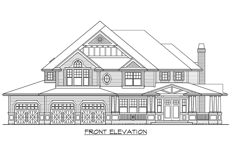Home Plan - Exterior - Other Elevation for Country House Plan #132-169 - 4 bed, 3.5 bath