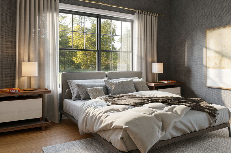 Architectural House Design - Interior - Master Bedroom 1 for Craftsman House Plan #1064-481 - 3 bed, 2.5 bath
