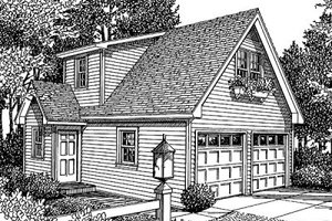 Traditional Exterior - Front Elevation Plan #41-101