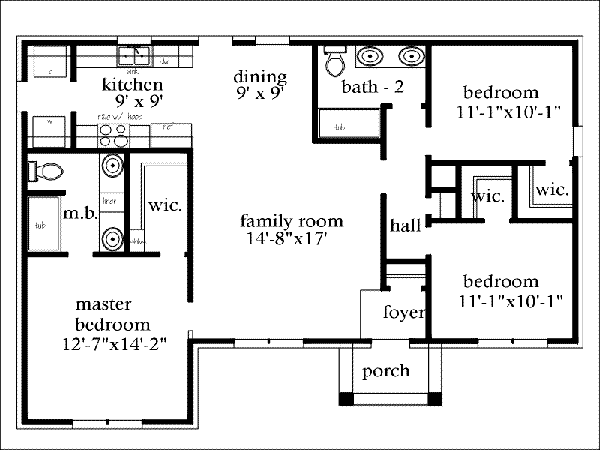 European Floor Plan - Main Floor Plan #69-167