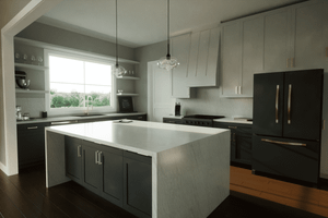 Interior - Kitchen for European House Plan #1116-2 - 4 bed, 3.5 bath