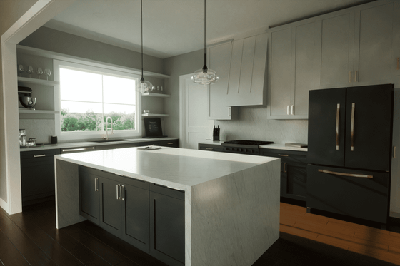 Interior - Kitchen for European House Plan #1116-2 - 4 bed, 3.5 bath