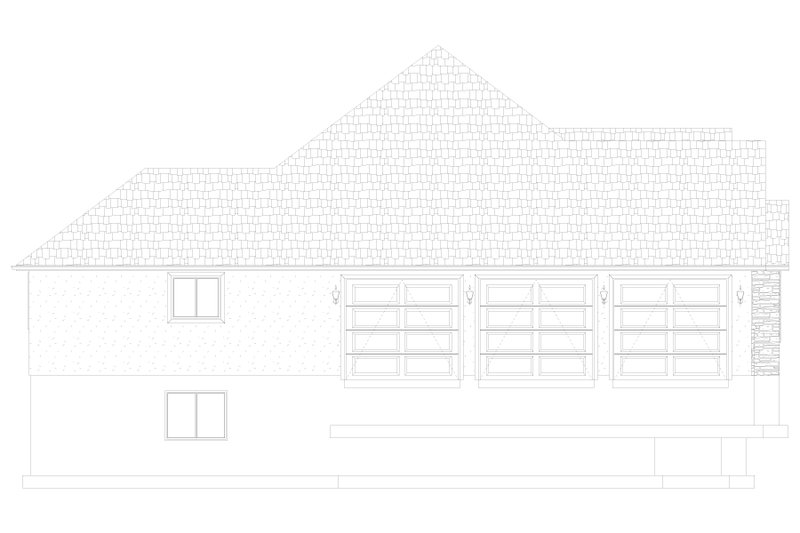Dream House Plan - Exterior - Other Elevation for Ranch House Plan #1060-298 - 3 bed, 2 bath