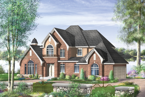 Traditional Exterior - Front Elevation Plan #25-4670