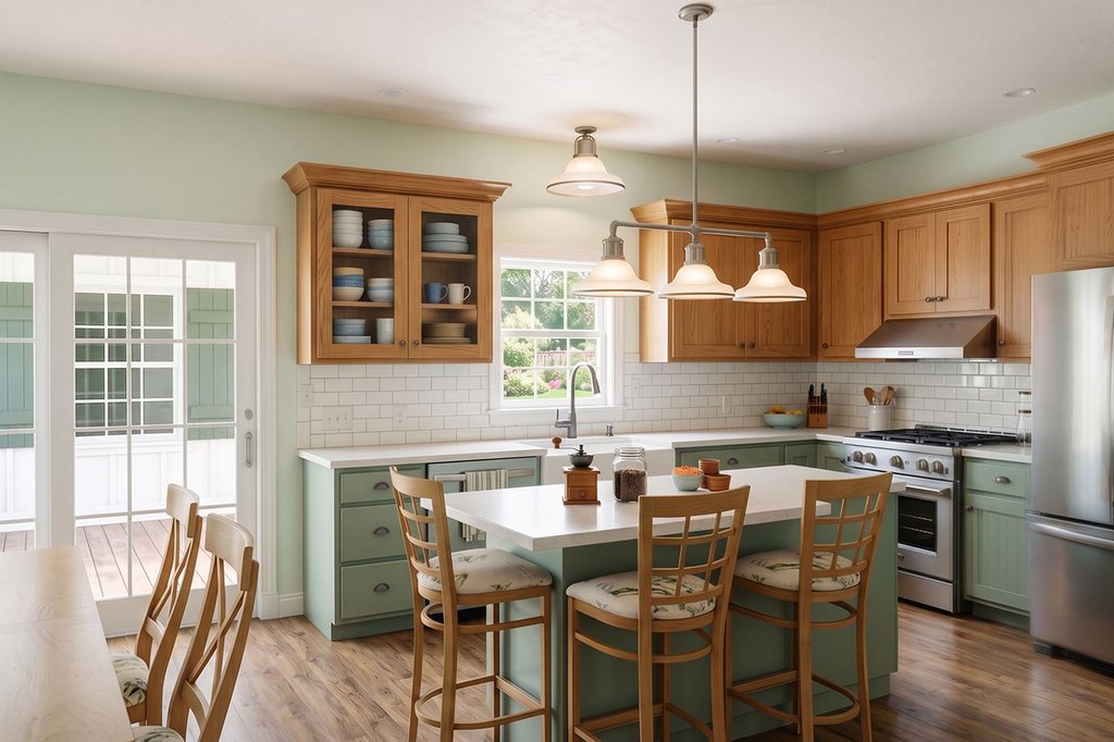 Interior - Kitchen for Farmhouse House Plan #1099-18 - 3 bed, 2.5 bath