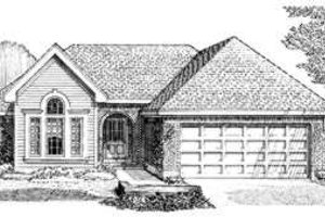 European Exterior - Front Elevation Plan #410-342
