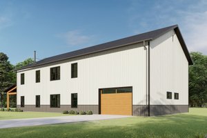 Exterior - Other Elevation 2 for Barndominium House Plan #1092-35 - 4 bed, 3 bath