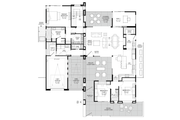 Modern Style House Plan - 4 Beds 3.5 Baths 2889 Sq/Ft Plan #1087-1 
