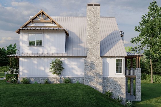 Exterior - Other Elevation 1 for Cabin House Plan #923-25 - 3 bed, 4.5 bath