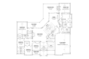 Country Style House Plan - 4 Beds 4.5 Baths 4032 Sq/Ft Plan #1096-14 