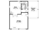 Traditional Style House Plan - 0 Beds 1 Baths 1571 Sq/Ft Plan #124-986 