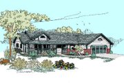 Traditional Style House Plan - 4 Beds 2 Baths 1897 Sq/Ft Plan #60-502 