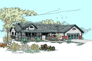 Traditional Exterior - Front Elevation Plan #60-502