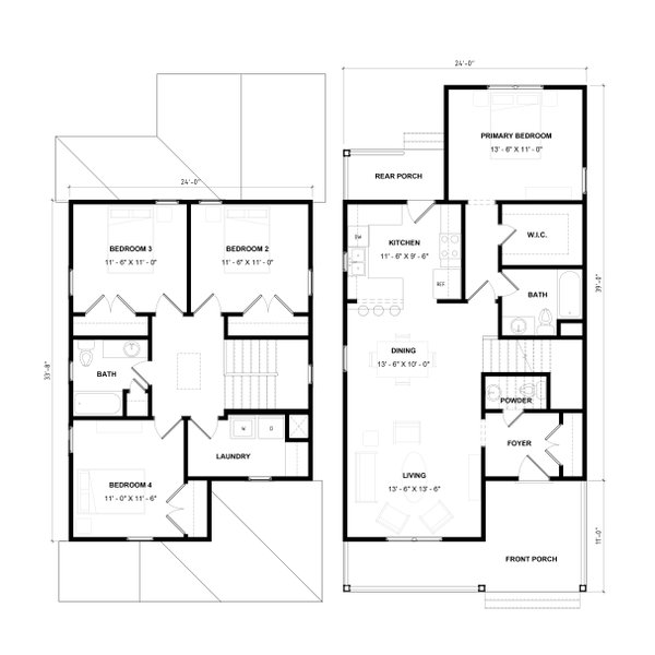 Dream House Plan - Floor Plan - Main Floor for Victorian House Plan #936-42 - 4 bed, 2 bath
