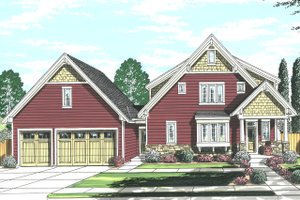 Traditional Exterior - Front Elevation Plan #46-919