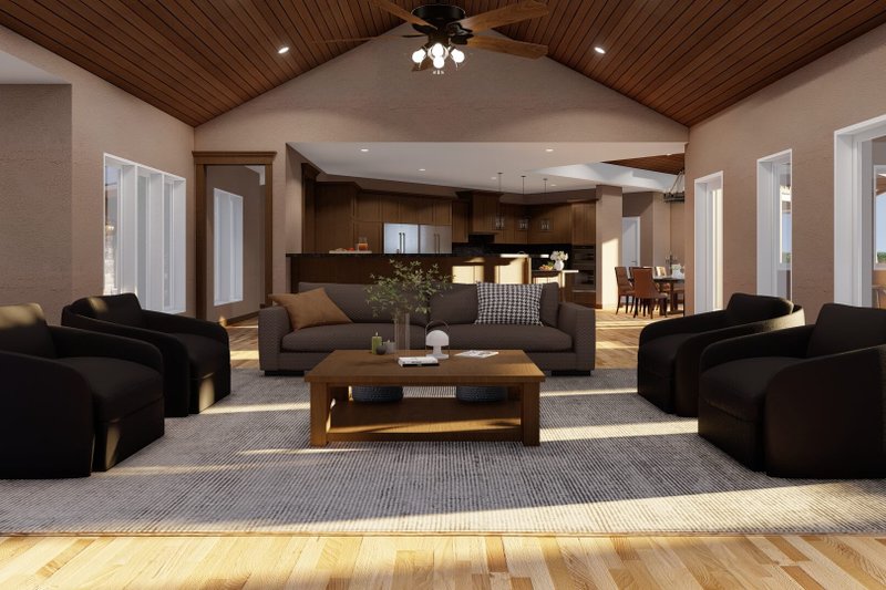 Dream House Plan - Interior - Family Room 1 for Mediterranean House Plan #923-337 - 3 bed, 2.5 bath