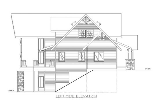 Exterior - Other Elevation for Craftsman House Plan #117-886 - 3 bed, 2.5 bath