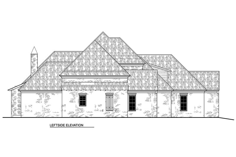 Architectural House Design - Exterior - Other Elevation for European House Plan #1081-35 - 5 bed, 4.5 bath