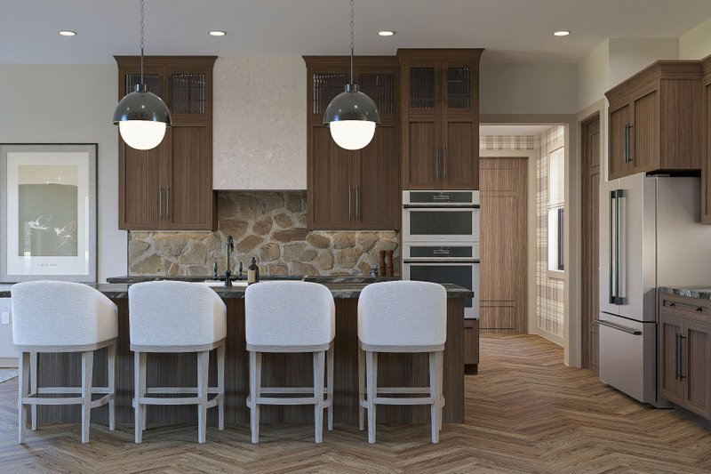 Architectural House Design - Interior - Other 7 for Prairie House Plan #455-816 - 2 bed, 2.5 bath