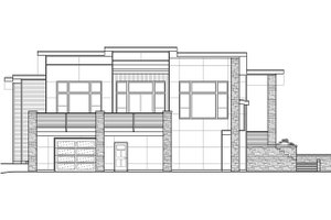 Exterior - Other Elevation for Modern House Plan #124-1246 - 3 bed, 2.5 bath