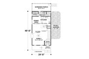 Craftsman Style House Plan - 3 Beds 3.5 Baths 2035 Sq/Ft Plan #56-638 