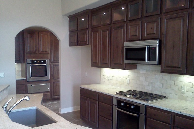 Architectural House Design - Interior - Kitchen 1 for European House Plan #20-2437 - 3 bed, 3 bath