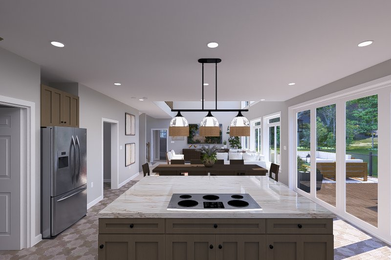 Architectural House Design - Interior - Kitchen for Craftsman House Plan #1060-246 - 5 bed, 3.5 bath
