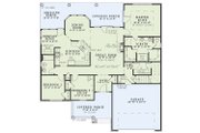 Traditional Style House Plan - 3 Beds 2 Baths 1723 Sq/Ft Plan #17-1175 Floor 