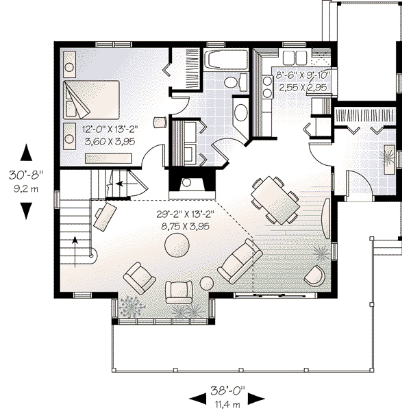 Dream House Plan - Floor Plan - Main Floor Plan #23-513
