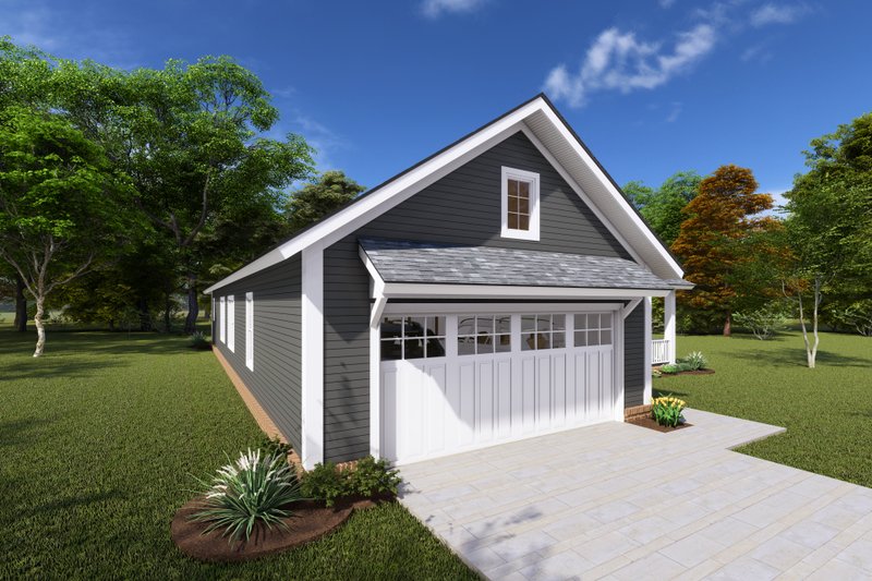 Home Plan - Exterior - Other Elevation for Cottage House Plan #513-2082 - 3 bed, 2 bath