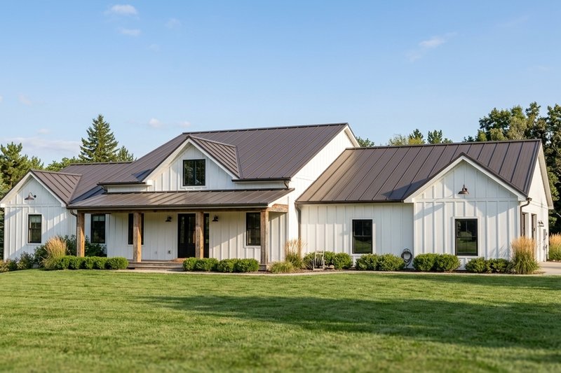 Exterior - Front Elevation 2 for Country House Plan #1064-234 - 3 bed, 2 bath