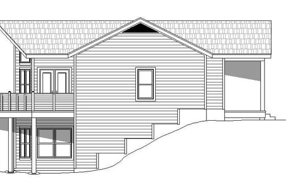 Exterior - Other Elevation for Adobe / Southwestern House Plan #932-119 - 4 bed, 3.5 bath