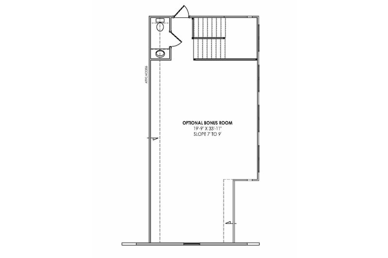 Home Plan - Floor Plan - Lower Floor for Farmhouse House Plan #1096-27 - 4 bed, 4.5 bath