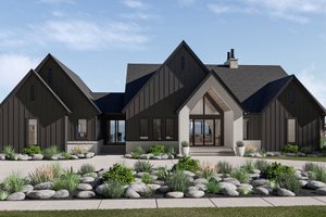Dream House Plan - Modern Exterior - Front Elevation Plan #455-685