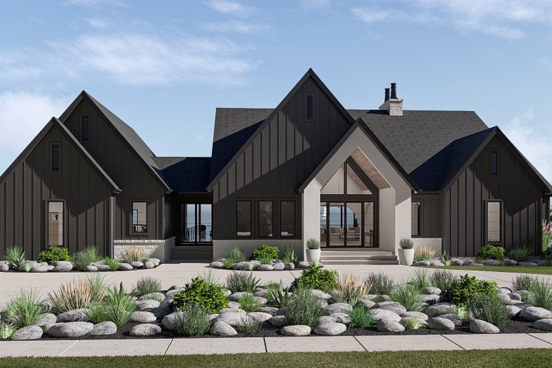 Dream House Plan - Beach Exterior - Front Elevation Plan #455-685