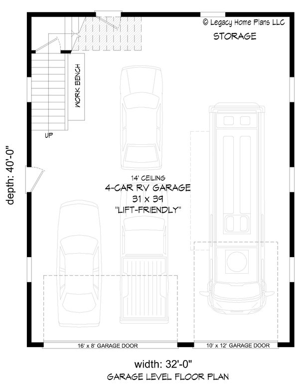 Contemporary Floor Plan - Main Floor Plan #932-838