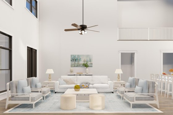 Interior - Family Room for Barndominium House Plan #923-355 - 5 bed, 5.5 bath