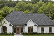 Country Style House Plan - 3 Beds 2 Baths 1503 Sq/Ft Plan #21-578 Exterior 
