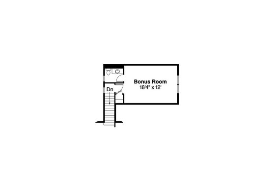 Floor Plan - Upper Floor for Craftsman House Plan #124-583 - 3 bed, 2.5 bath