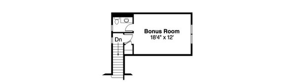 Craftsman Floor Plan - Upper Floor Plan #124-583