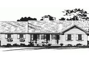 Country Style House Plan - 2 Beds 2 Baths 1172 Sq/Ft Plan #10-121 