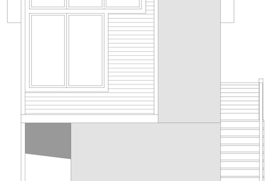 Exterior - Front Elevation 3 for Modern House Plan #932-966 - 1 bed, 1 bath