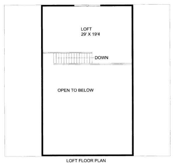 Traditional Floor Plan - Upper Floor Plan #117-659
