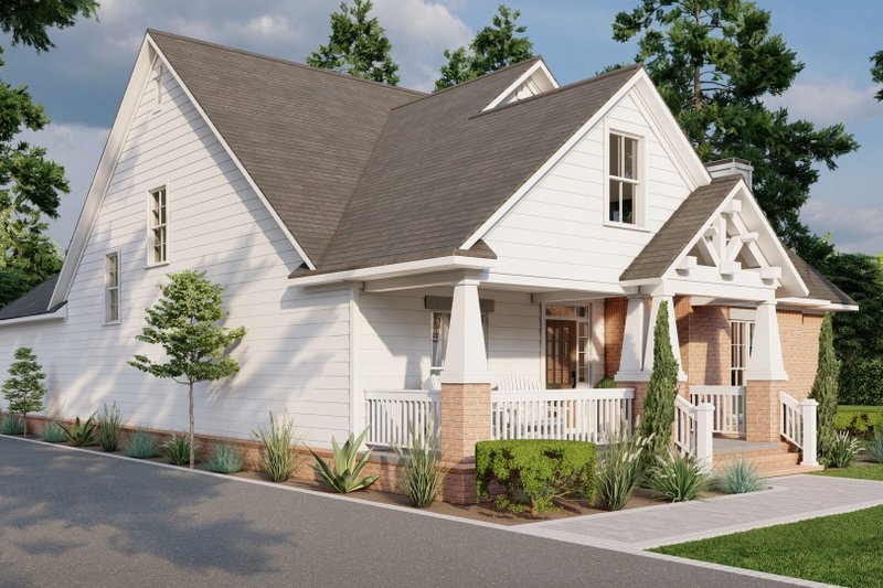 House Design - Exterior - Front Elevation 4 for Craftsman House Plan #17-2063 - 3 bed, 2.5 bath