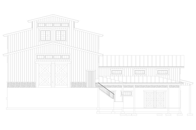 House Plan Design - Exterior - Front Elevation 4 for Farmhouse House Plan #1060-80, 3 bath