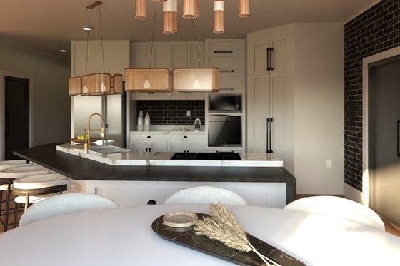 Interior - Kitchen 1 for Barndominium House Plan #1064-307 - 7 bed, 7 bath