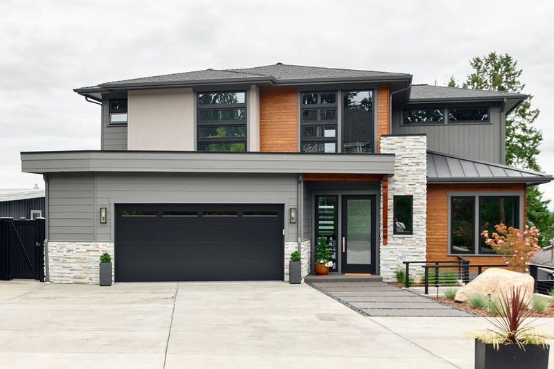 Architectural House Design - Photo 1 for Contemporary House Plan #1070-265 - 3 bed, 3.5 bath